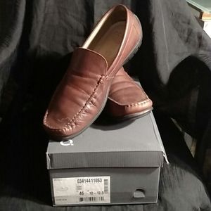 Men's Ecco Soft Slip On Cognac